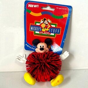 💥3/10 Sale - NWT Vintage Mickey Mouse Koosh Ball 1990’s Disney Toy